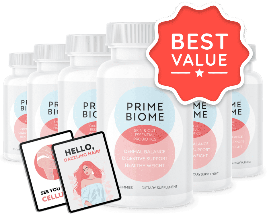 PrimeBiome 6 bottles